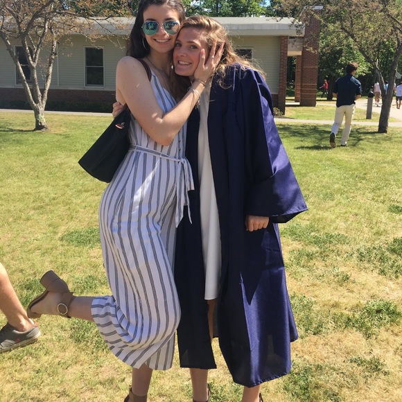 Small American Eagle striped summer pantsuit - Picture 2 of 3